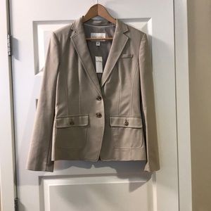 Khaki colored blazer